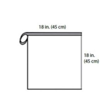 D5510 Cardinal Health Sterile Isolation Bag, for Surgical Drape, 18" x 18", 10EA/BX