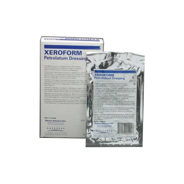 DKC20068 Xeroform Petrolatum Impregnated Dressing, 5" x 9", 50EA/BX
