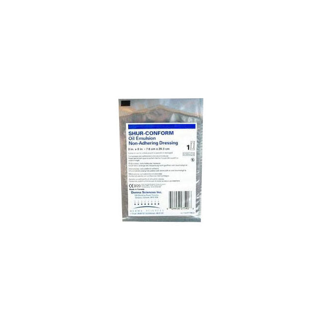 DKC77041 Shur-Conform Oil Emulsion Dressing, Sterile, 3" x 3", 50EA/BX