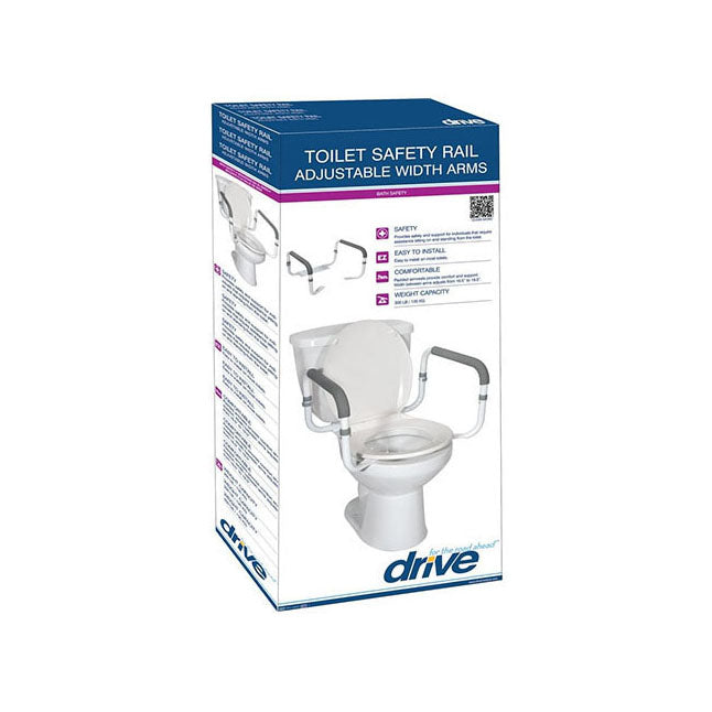 DRVRTL12087 Toilet Safety Rail, 1/EA