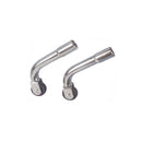 DRVSTDS802 Anti-Tipper, with Wheel, Chrome, 2EA/BX