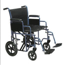 DRVTR22B Bariatric Steel Transport Chair, 22", 1/EA