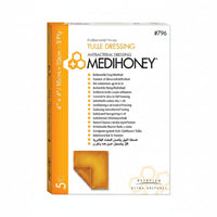 DUP796 Medihoney Antibacterial Honey Tulle Dressing, 10cm x 10cm 5EA/BX [DISCONTINUED]