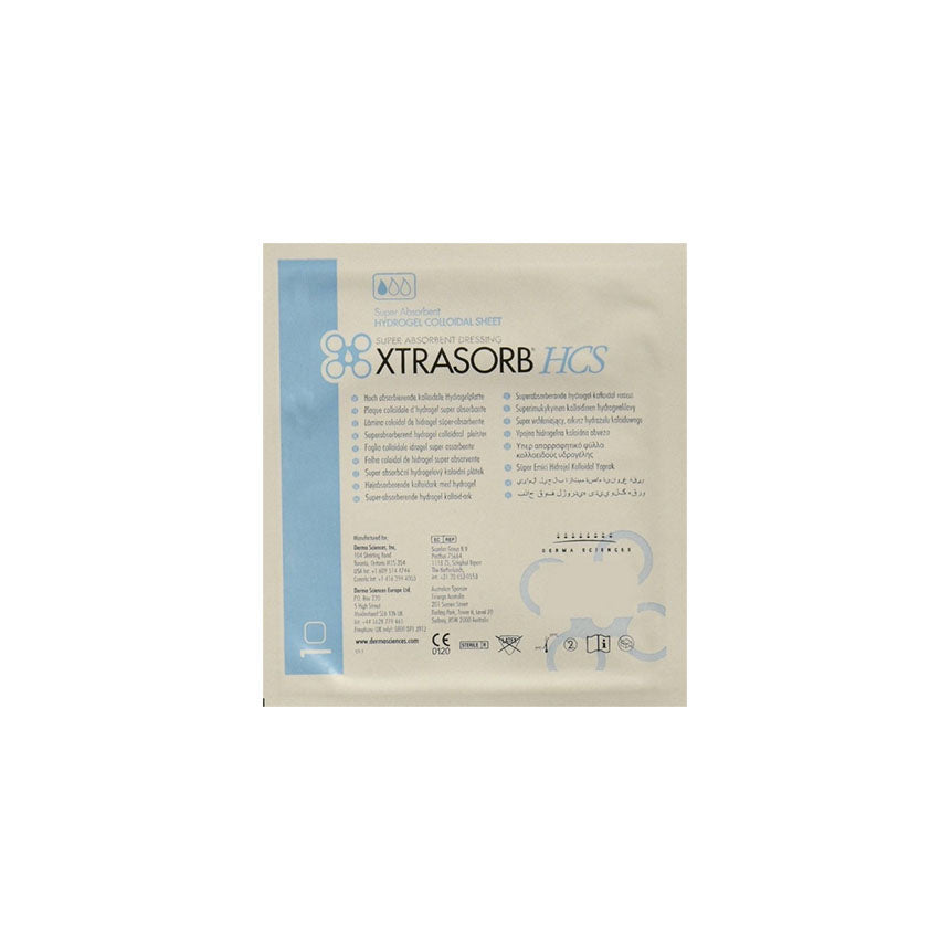 DUP86388 XTRASORB HCS Super Absorbent Dressing, 8" x 8", 5EA/BX