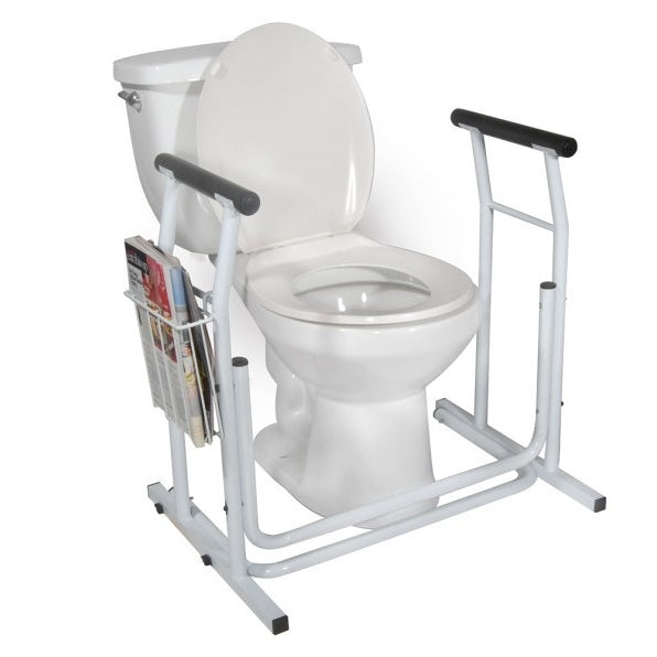 DRVRTL12079 Free-standing Toilet Safety Rail, 2EA/CA