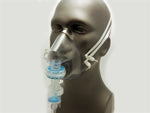 BLS6105-U FLO2MAX Filtered Oxygen Mask, With Tubing, Small Adult, 50EA/CA