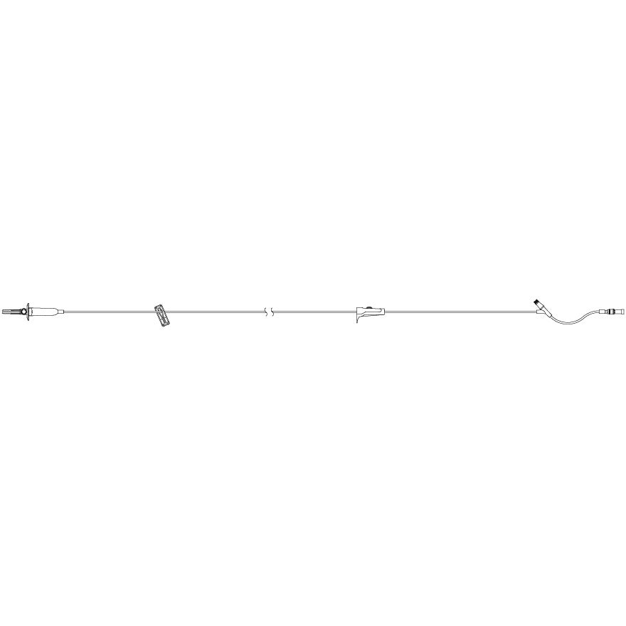 IC12661-28 Primary Set, Macrobore, Clave Y-Site, 100", 48EA/CA