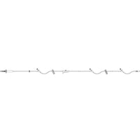 IC12664-28 Primary Set, Macrobore, Clave Y-Sites, Backcheck Valve, 100", 48EA/CA