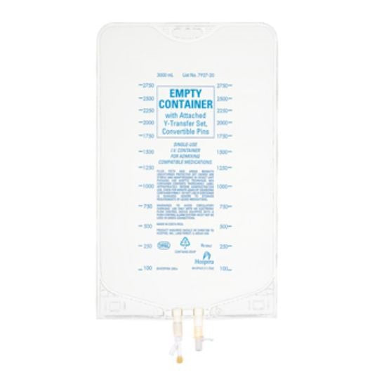 IC7927-20 Empty Flexible Container, 3L, Y-Trans Set, 24EA/CA