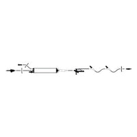 IC14273-29 Burette PlumSet, 150mL, Clave Y-Sites, 114", 48EA/CA