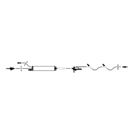 IC14273-29 Burette PlumSet, 150mL, Clave Y-Sites, 114", 48EA/CA