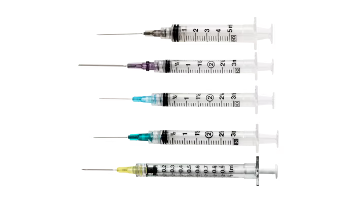 BD309634 General Use Syringe, With PrecisionGlide Detachable Needle, 20GA x 1" 100EA/BX