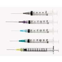 BD309581 General use Syringe with PrecisionGlide Detachable Needle, 3cc, 25GA x 1" 100EA/BX