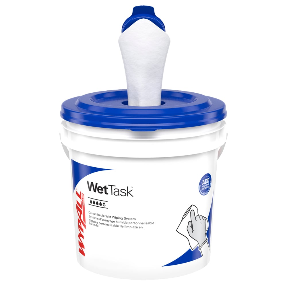 KC06411 WypAll CriticalClean WetTask Wipers for Bleach, Disinfectants, and Sanitizers, 840EA/BX