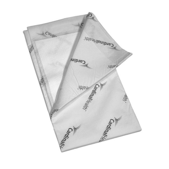 ZP2336MVP Cardinal Health Quilted Premium MVP Underpads WINGS, Maximum Absorbency, Light Blue, 23" x 36", 12EA/BX