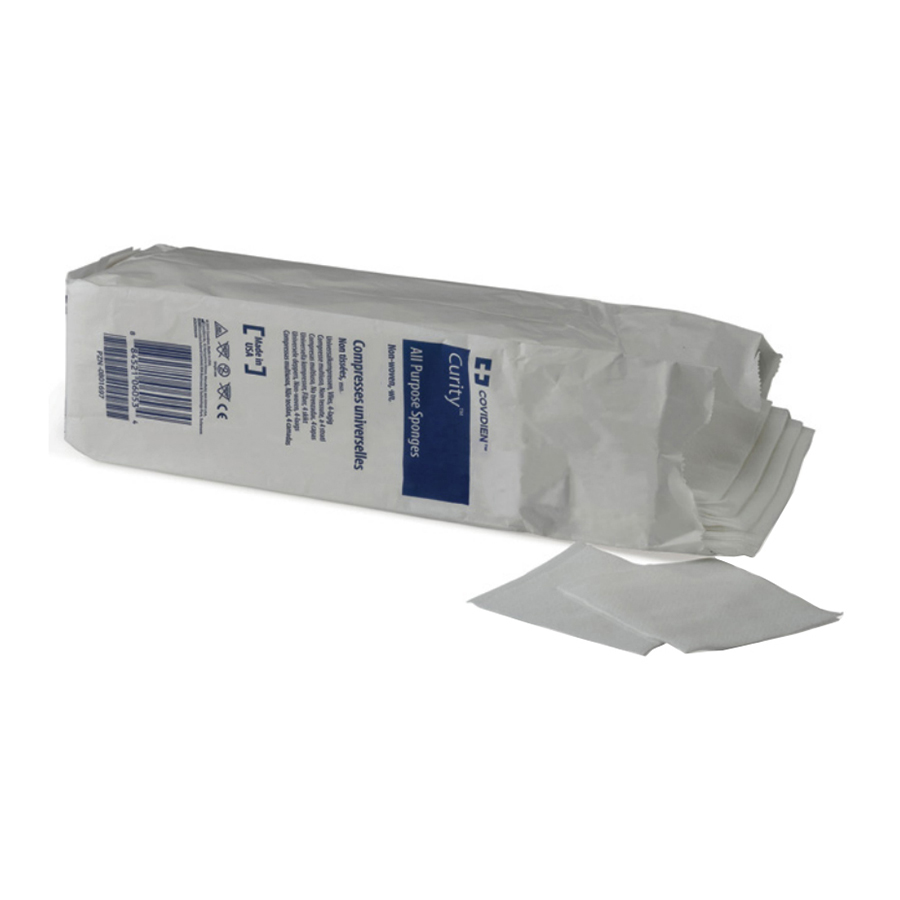 Z9132 Curity Non-Woven All-Purpose Sponges, 2" x 2" 200EA/BX