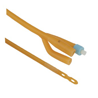 Z8887649229 Dover 3-Way TURP Silicone Elastomer Coated Latex Urethral Urinary Catheter, 22Fr, 10EA/BX