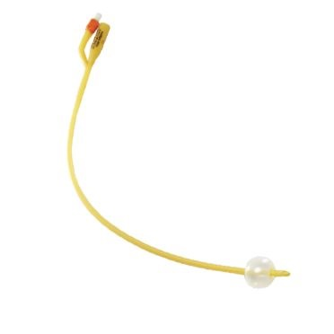 Z8887623125 Dover 2-Way Foley Silicone Oil Coated Catheter, 5CC, 12Fr, 10EA/BX