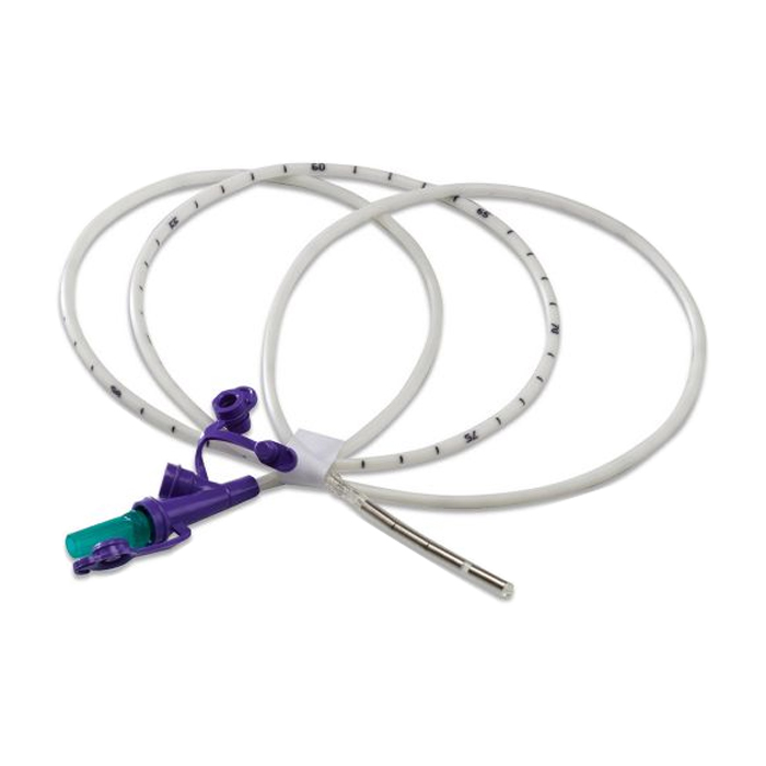 Z8884721255 Kangaroo Polyurethane Nasogastric Feeding Tube, 12FR, 55IN, 10EA/BX