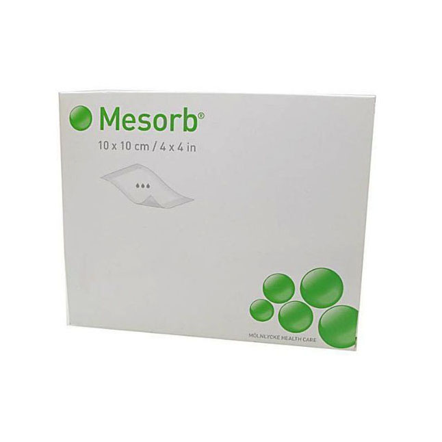 677201 Mesorb Absorbent Dressing, 10cm x 15cm Wound Pad, 13cm x 15cm, 50EA/BX