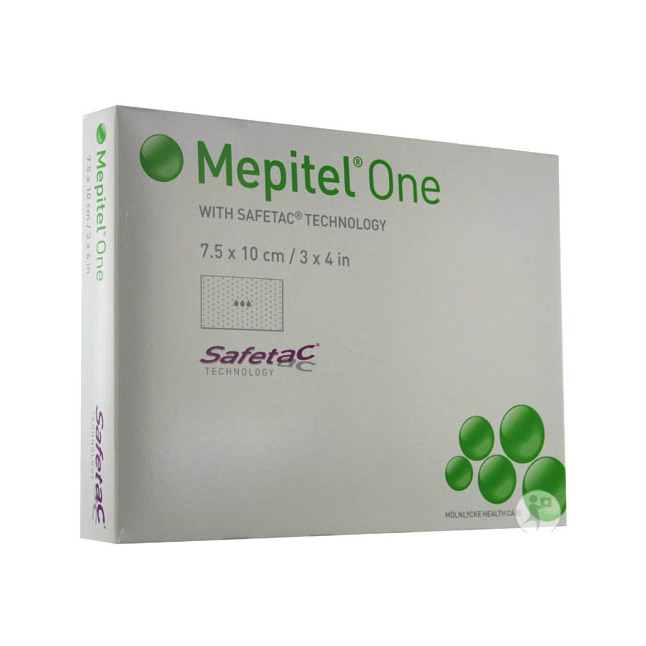 289300 Mepitel One Wound Contact Layer Dressing, 7.5x10cm, 10EA/BX