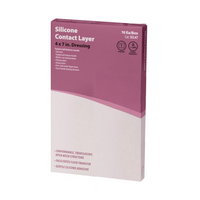 SCL34 Cardinal Health Silicone Contact Layer, 3" x 4", 10EA/BX