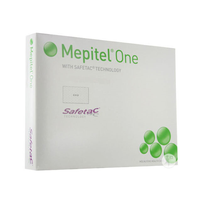 289100 Mepitel One Wound Contact Layer Dressing, 5 x 7.5cm, 10EA/BX