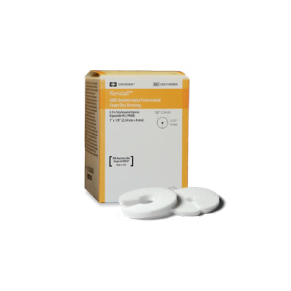 Z55512AMDX Kendall AMD Foam Disc, 1" x 7mm, 10EA/BX