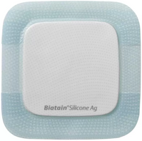 COL39636 Biatain Silicone Ag Foam Dressing, W7.5cm x L7.5cm, 5EA/BX