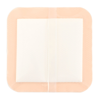 BFM66LTE Cardinal Health Silicone Bordered Foam Dressing, Lite, 6X6IN, 10EA/BX