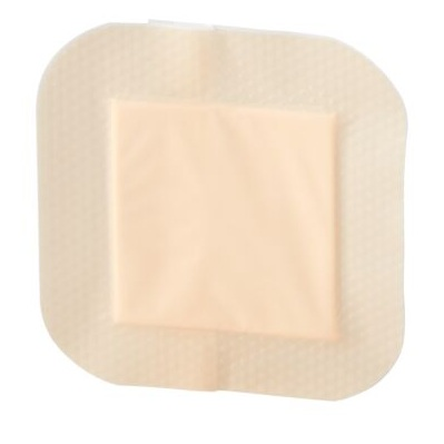 BFM44LTE Cardinal Health Silicone Bordered Foam Dressing, Lite, 4X4IN, 10EA/BX