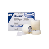 3M1525-2 Blenderm Surgical Tape, 50mm x 4.5m, Clear, Latex-Free, 6EA/BX