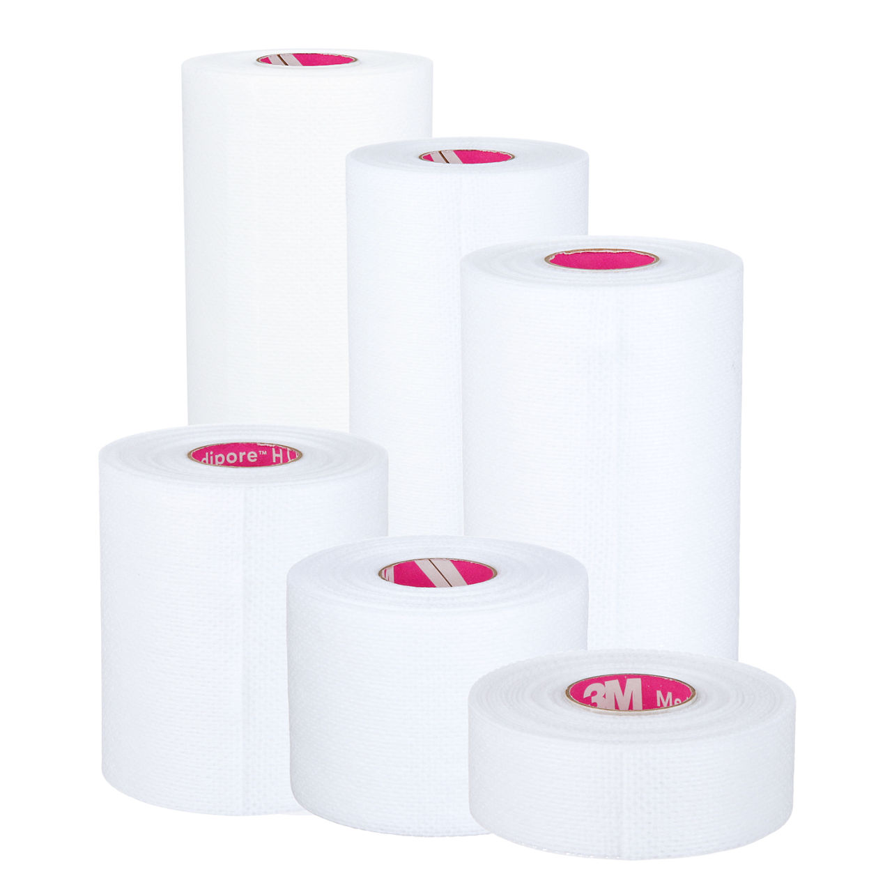 3M2860S-6U Medipore H Soft Cloth Surgical Tape, Single-Patient Use Roll, 6"x2yd, 16EA/BX