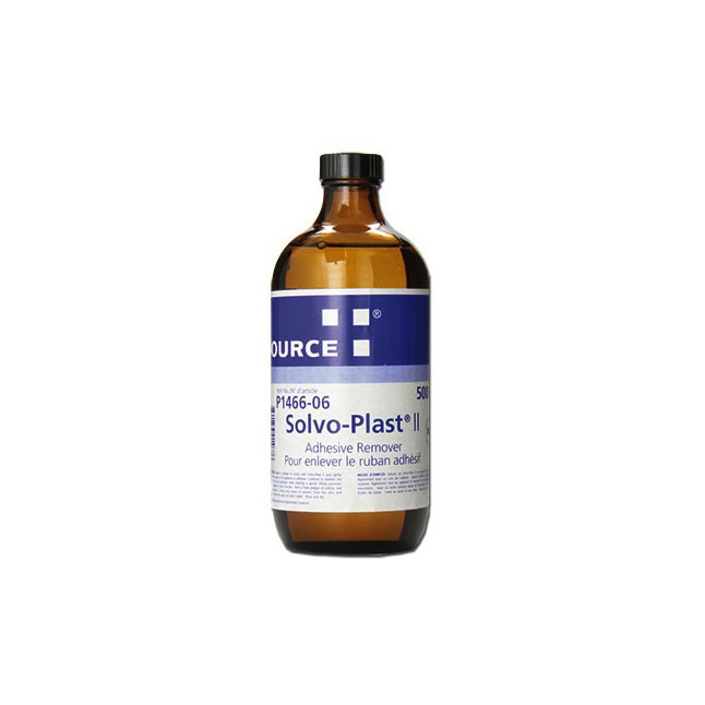 P1466-06 Solvo-Plast II Adhesive Remover, 500mL, Yellow, 1/EA