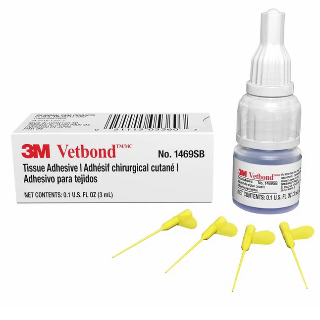 3M1469SB Vetbond Tissue Adhesive, 3mL, 12EA/BX