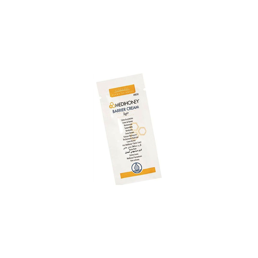DUP800 MEDIHONEY Barrier Cream, 2gm Sachet, 20EA/BX
