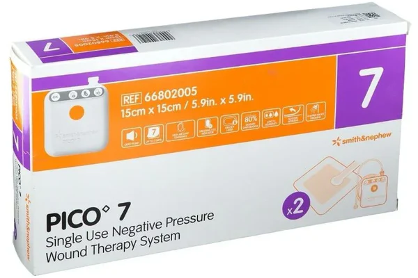 SN66802015 PICO 7 Single Dressing 15cm x 15cm, 1/EA