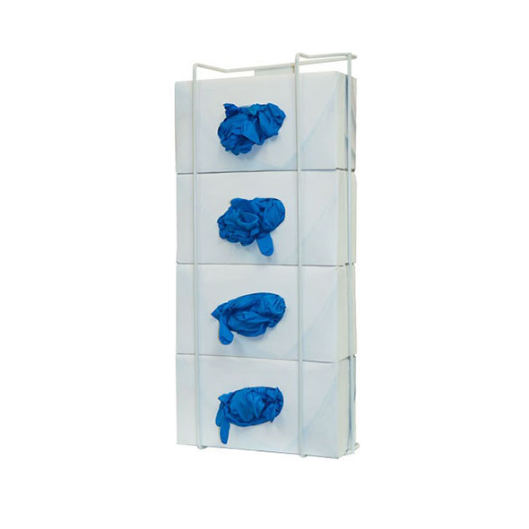 GL044-0613 Glove Box Dispenser, Quad, Coated Wire, 1/EA