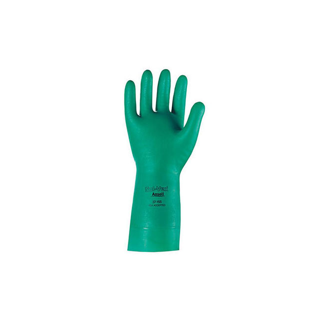 AN3715590 ALPHATEC SOLVEX Versatile Chemical Gloves Nitrile, Style 37-155, 13", Size 9, 12EA/BX