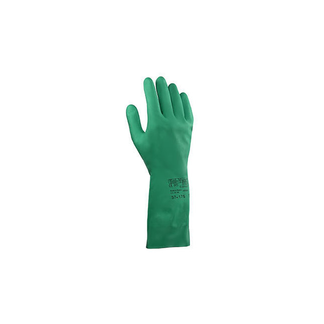 AN3717510 Nitrile, Style 37-175, Size 10, L13" Green, 12PR/BX