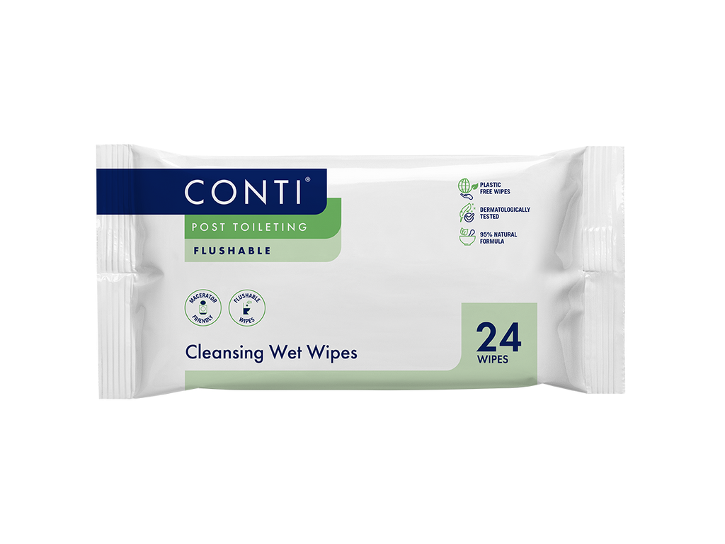 CWF024N Conti Post Toileting Cleansing Wet Wipes, 648EA/BX