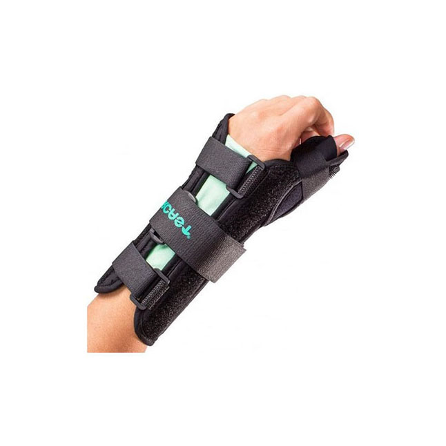 DJ05WTLR Aircast A2 Wrist Brace, Right, Nylon Foam, With Thumb Spica, Large, 7.5" to 9" Circumference, 1/EA