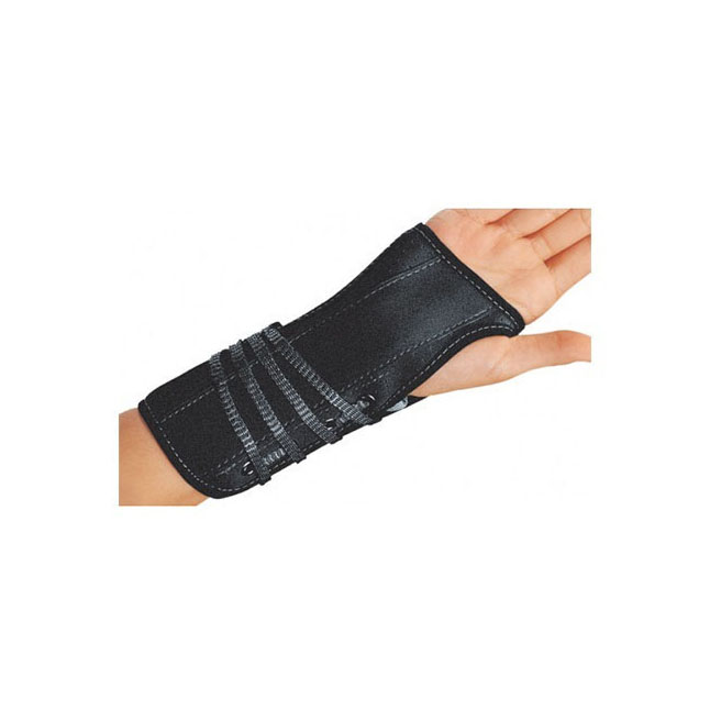 DJ79-87223 PROCARE Lace-Up Wrist Support, Right, Suede/Flannel, Small, L10", 1/EA