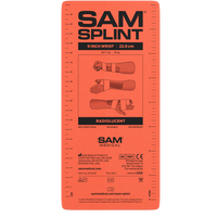 SP500-OB-EF SAM Splint, Blue/Orange, 9IN O/B, 1/EA