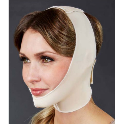 18026M Face Lift Garment, Beige, Medium, 15" Neck, 22" Head, 1/EA