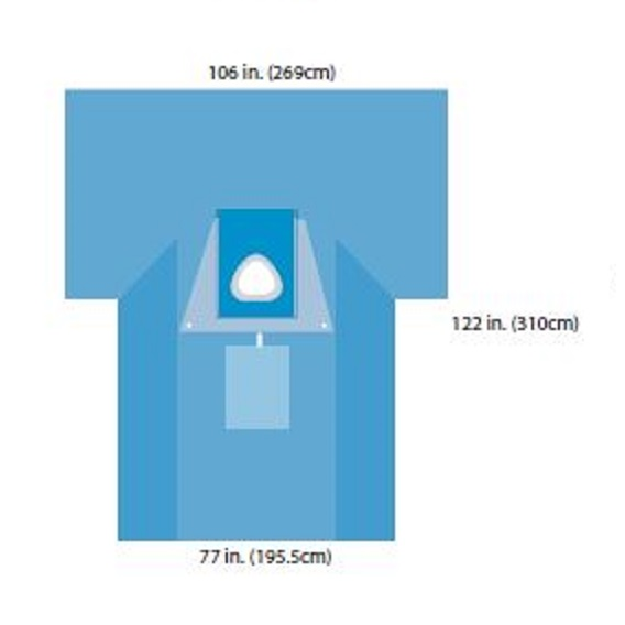 A29452 Cesarean Birth Drape, 8EA/BX