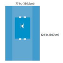 A9418 Adolescent Laparotomy Drape, 10EA/BX