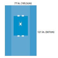 A9418 Adolescent Laparotomy Drape, 10EA/BX