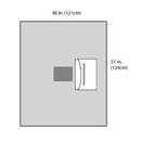 D1061 Ophthalmic Incise Drape, 48x51", 10EA/BX