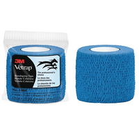 3M1404B-36 3M Vetrap Bandaging Tape, 2", Blue, 36EA/BX
